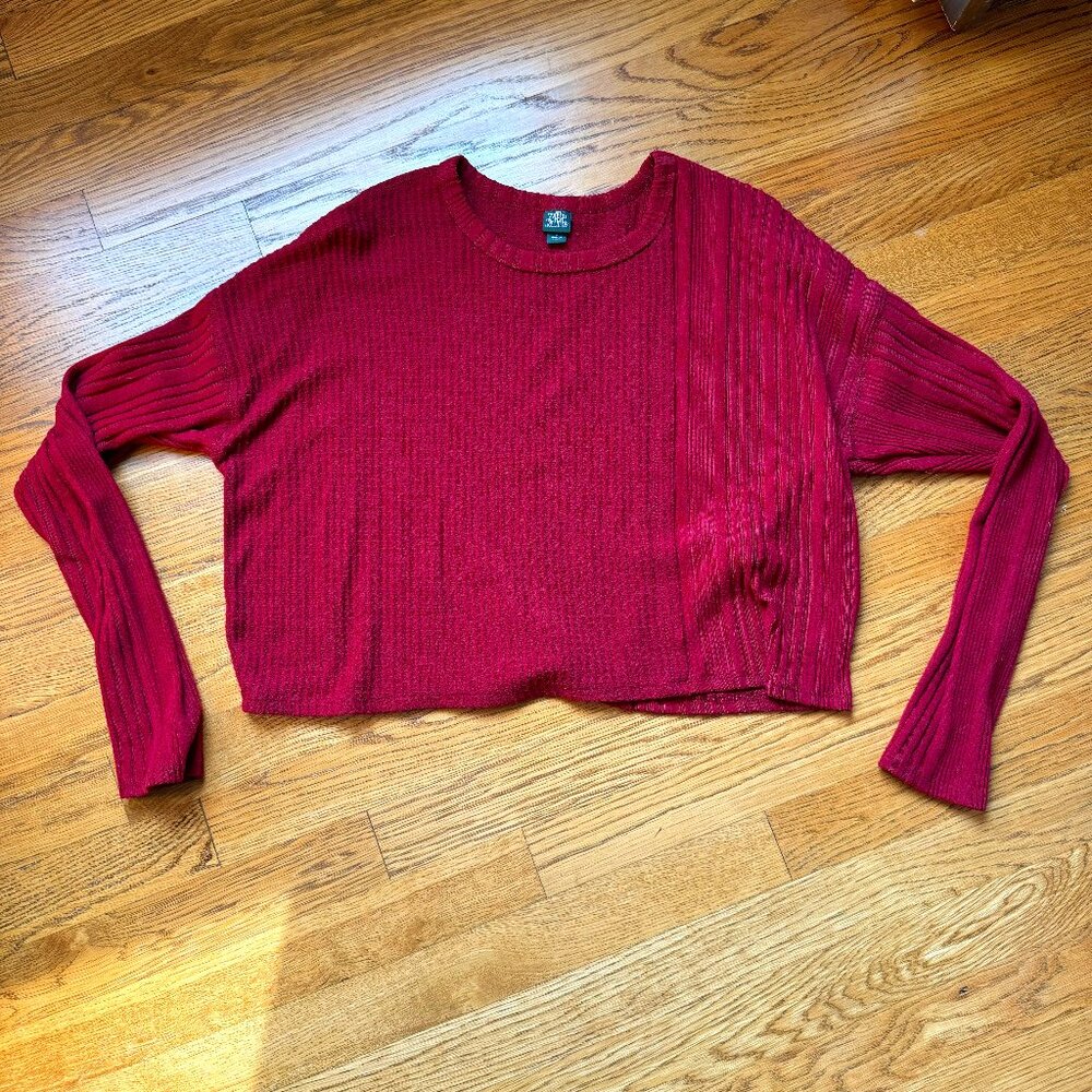 Wild Fable Cropped Red Sweater